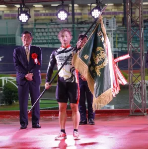 G1「全日本選手権競輪」優勝時の拳矢選手