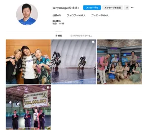 拳矢選手のInstagramアカウント