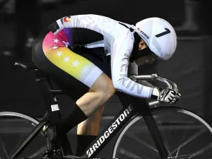 レース中の仲澤春香