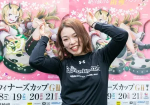 獲得賞金ランキング暫定1位の佐藤水菜